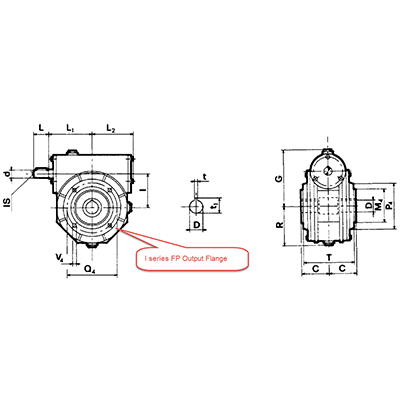 I110 FP-FLANGE